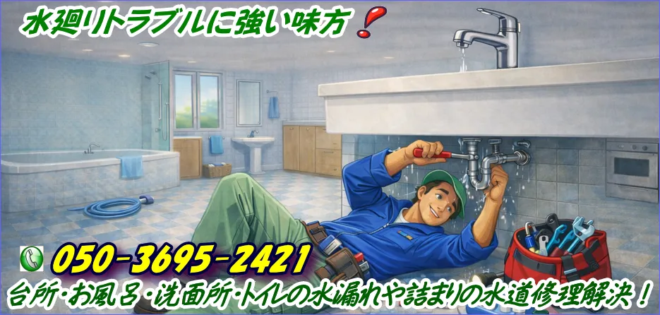 北九州市の水道修理に対応する水道屋